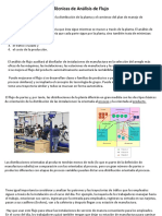 Técnicas de análisis de flujo para optimizar la distribución de planta