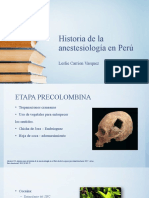 Historia de La Anestesiología en Perú