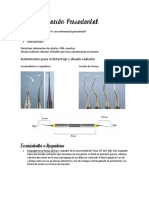 Instrumentación mecánica en periodoncia