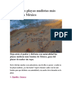 Playas Nudistas Más Bonitas en México
