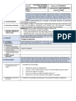 Grade 8 Mathematics Third: Grade 8 Daily Lesson Plan Tacurong National High School