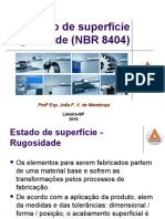 Aula 5 - RUGOSIDADE Estado de Superficie - NBR 8404