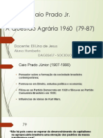 Trabalho de Sociologia Rural - Caio Prado Jr. - Humberto Geocze