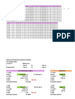 Excel Kekakuan & Perhitungan Tegangan Fafath