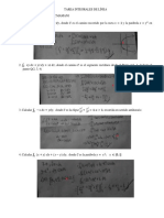 Tarea Integrales de Línea