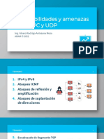 Tema 7 Vulnerabilidades y Amenazas de IP TCP y UDP