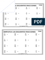 Ficha Simplificacion de Fracciones