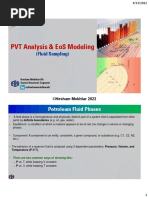 PVT Analysis & Eos Modeling: (Fluid Sampling)