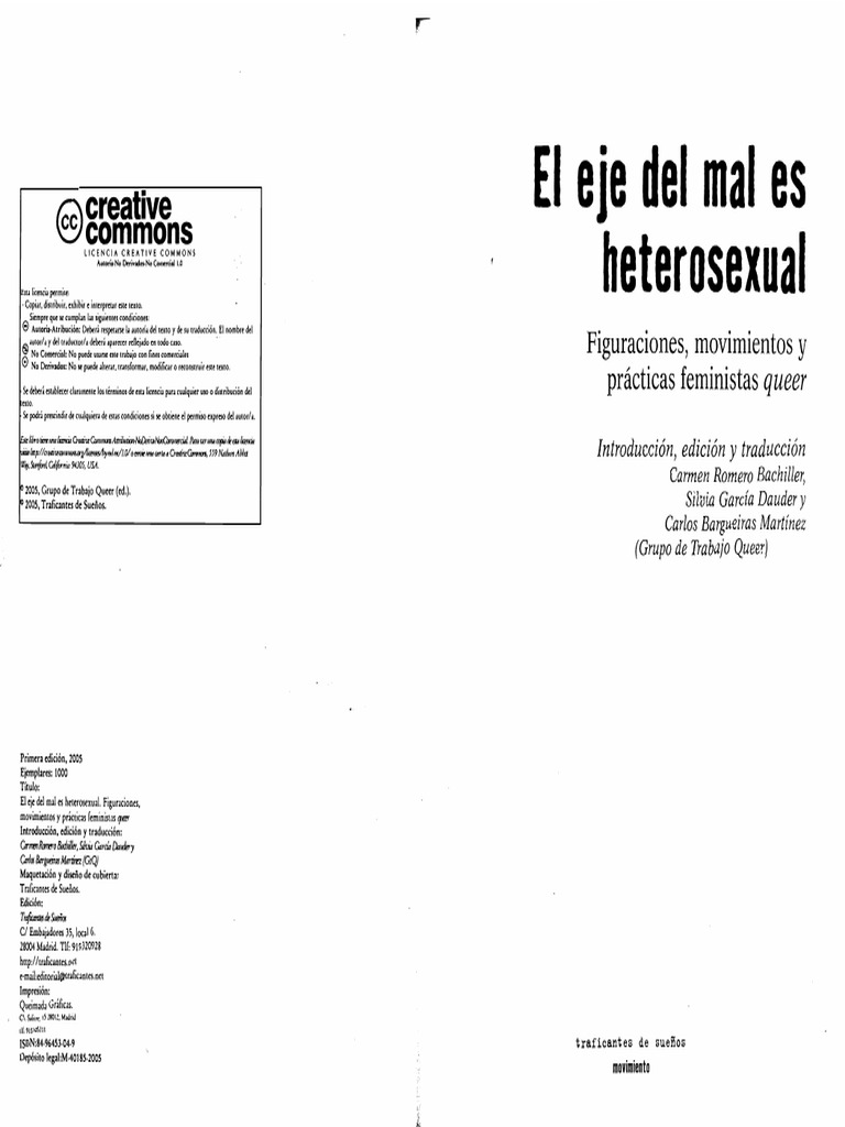 El Eje Del Mal Es Heterosexual PDF