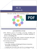 Accounting Cycle Review