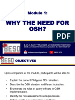 Module 1 - Why The Need For Osh