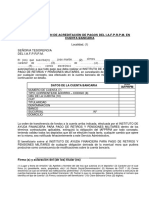 Autorización de Transferencia - Modelo Con Membrete