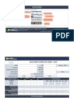 Planilha Relatório Diário de Obra