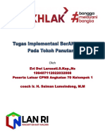 Implementasi Berakhlak Tokoh Panutan