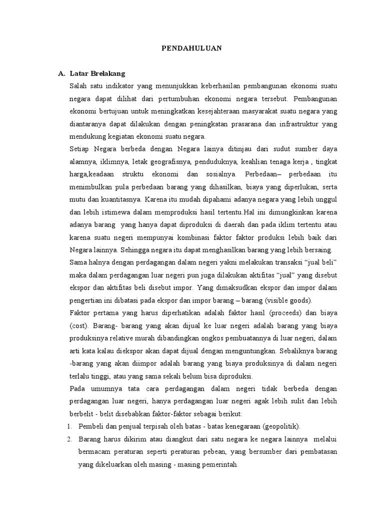 Makalah Ekspor Impor PDF