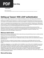 Setting Up Tacacs+ With LDAP Authentication