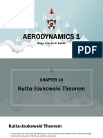 AERODYNAMICS - Part 10 - Kutta-Joukowski Theorem - FVPB