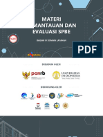 Materi Pemantauan Dan Evaluasi Spbe: Bagian Iv Domain Layanan