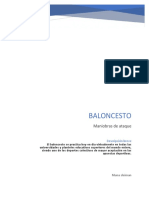 Baloncesto: Maniobras de ataque y fundamentos técnicos