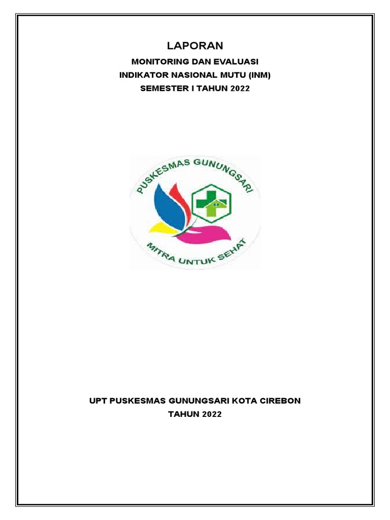 Laporan INM Puskesmas Gunungsari 2022 | PDF