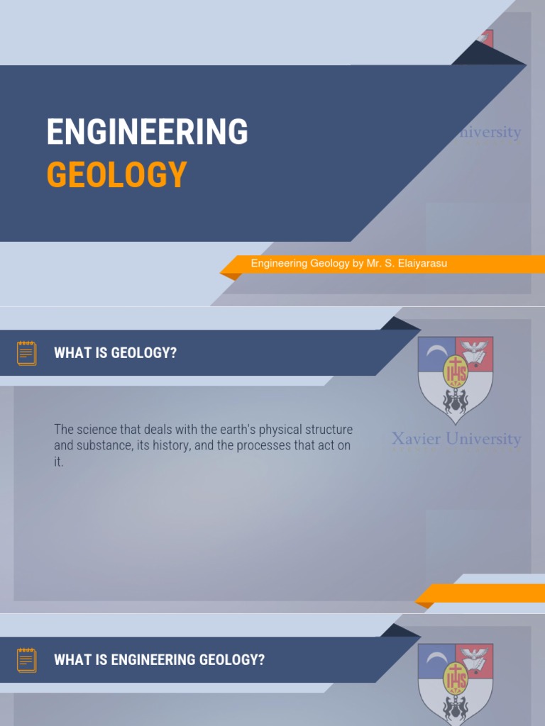 Geology's Role in Civil Engineering | PDF | Geology | Geophysics