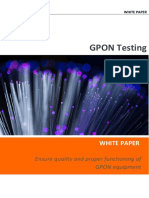 GPON Testing: Ensure Quality and Proper Functioning of GPON Equipment