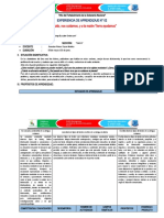 Experiencia de Aprendizaje 02 - 3° Grado