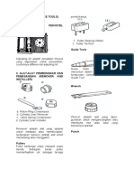 SST (Special Service Tools) I. Alat-Alat Penyetel (Adjusting Kit)