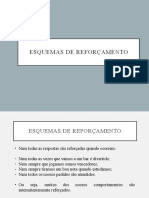 Aula 10 - Esquemas de Reforçamento - Behaviorismo Metodológico e Radical