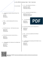 777 - There Is Vs There Are MCQ Grammar Quiz Test Exercise