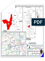 Mapa político de la provincia de Aija y distrito de Coris en Ancash