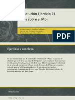 Resolución Ejercicio 21 Química