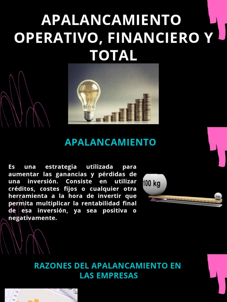Tipos de Apalancamiento: Operativo y Financiero | PDF | Apalancamiento ...