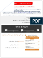 Important Instructions: How To Download, Pay and Upload Bank Deposit Slip/Challan