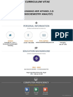 (Biochemistry Analyst) : Muhamad Arif Affandi, S.Si