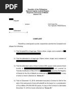 Complaint Accion Reivindicatoria Final Draft v3 1 | PDF | Lawsuit ...