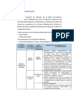 Líneas de Investigación de La E.p.farmacia y Bioquímica