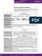 Actividad de Aprendizaje (Desarrollo)