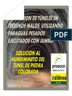 Excavaciones de Tuneles en Terrenos Ing. Alonso PROACÓN