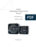 Indu Airspeed Indicator Manual: Kanardia D.O.O. February 2020