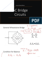 AC Bridge Circuits: Lecturer/ Ahmed Elkomy