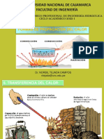 Calor y Temperatura - Propagaciòn Del Calor 2022-I - I. Hidràulica (3º)