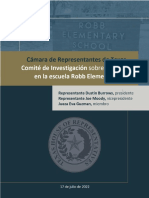 Comité de Investigación de La Cámara de Representantes de Texas Sobre El Tiroteo en La Escuela Robb Elementary Informe Provisional 2022