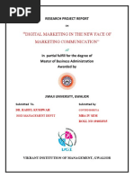 Digital Marketing in The New Face of Marketing Communication"