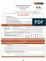 Cedula 6A Censo Educativo 2022