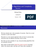 COMP90038 Algorithms and Complexity: Recursion