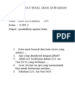 SOAL AGAMA NEW