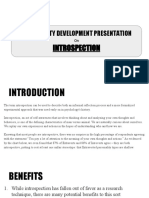 Introspection: Personality Development Presentation
