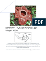 FLORA DAN FAUNA DI INDONESA Dan Wilayah ASEAN