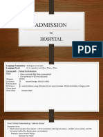 Admission To Hospital
